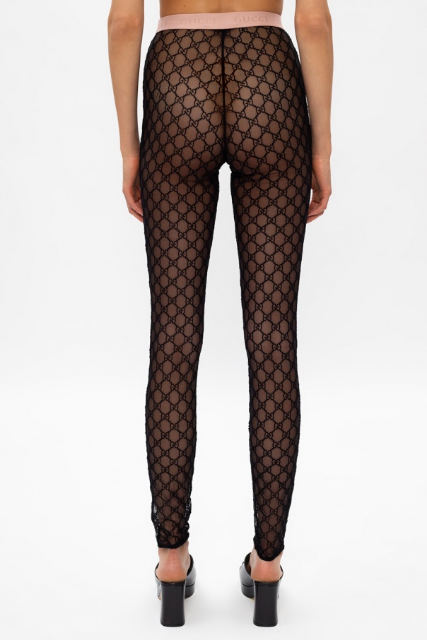 【関税＆送料込み】Givenchy Lace Chandelier Leggings Givenchy Chandelier Lace Leggings | Black | FARFETCH